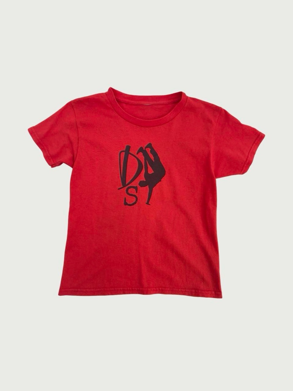 Break Dance Silhouette Graphic Baby Tee